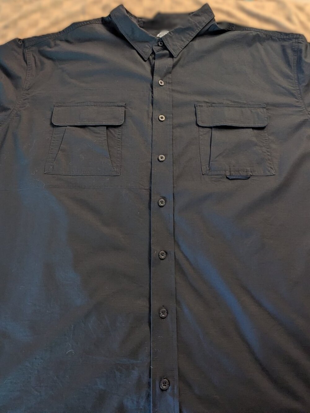 Dickies Men's Short Sleeve Tactical Shirt - Black - Men's 5XL